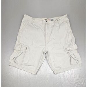 Vintage Y2K Levi Strauss Shorts Mens 40 Tan Cargo Relaxed Utility Gorpcore